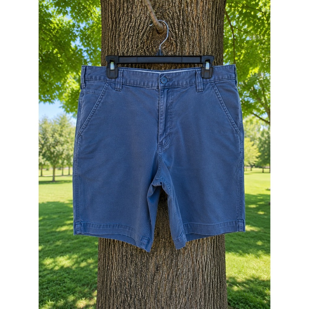 CARHARTT Men's Blue/Gray Relaxed‎ Fit Work Shorts Size 36 Utility Casual